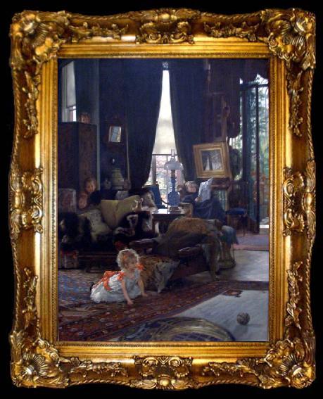 framed  James Jacques Joseph Tissot Hide and Seek, ta009-2